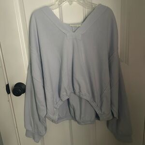 Light Blue V-Neck Sweater